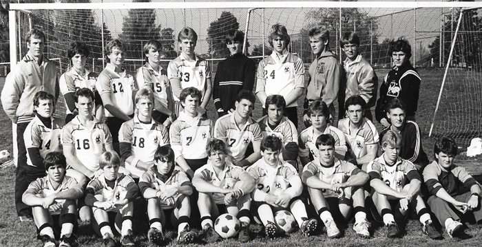 1986 Boys' Varsity Soccer Team