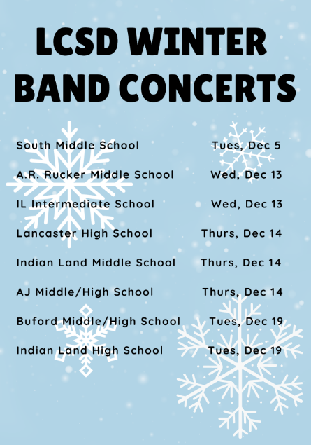 LCSD 2023 Winter Band Concerts