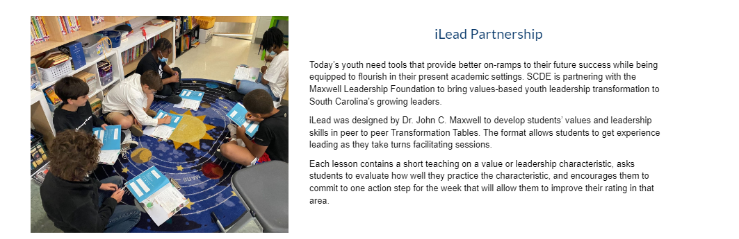 iLead overview - can be found on SC iLead Site