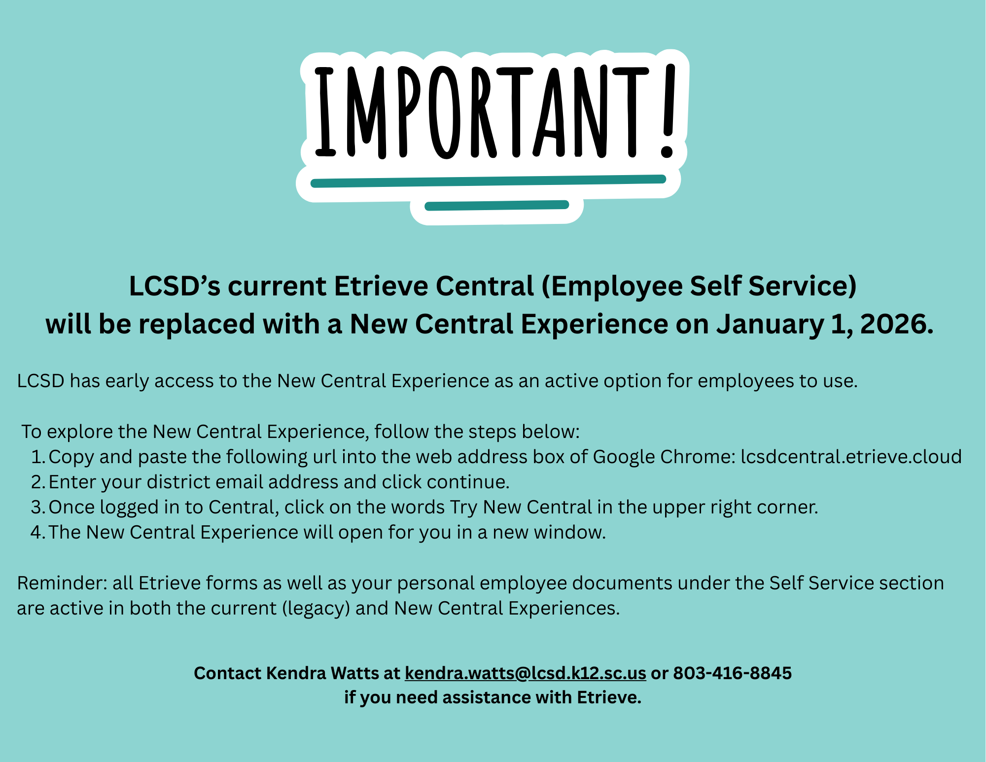 Etrieve Announcement