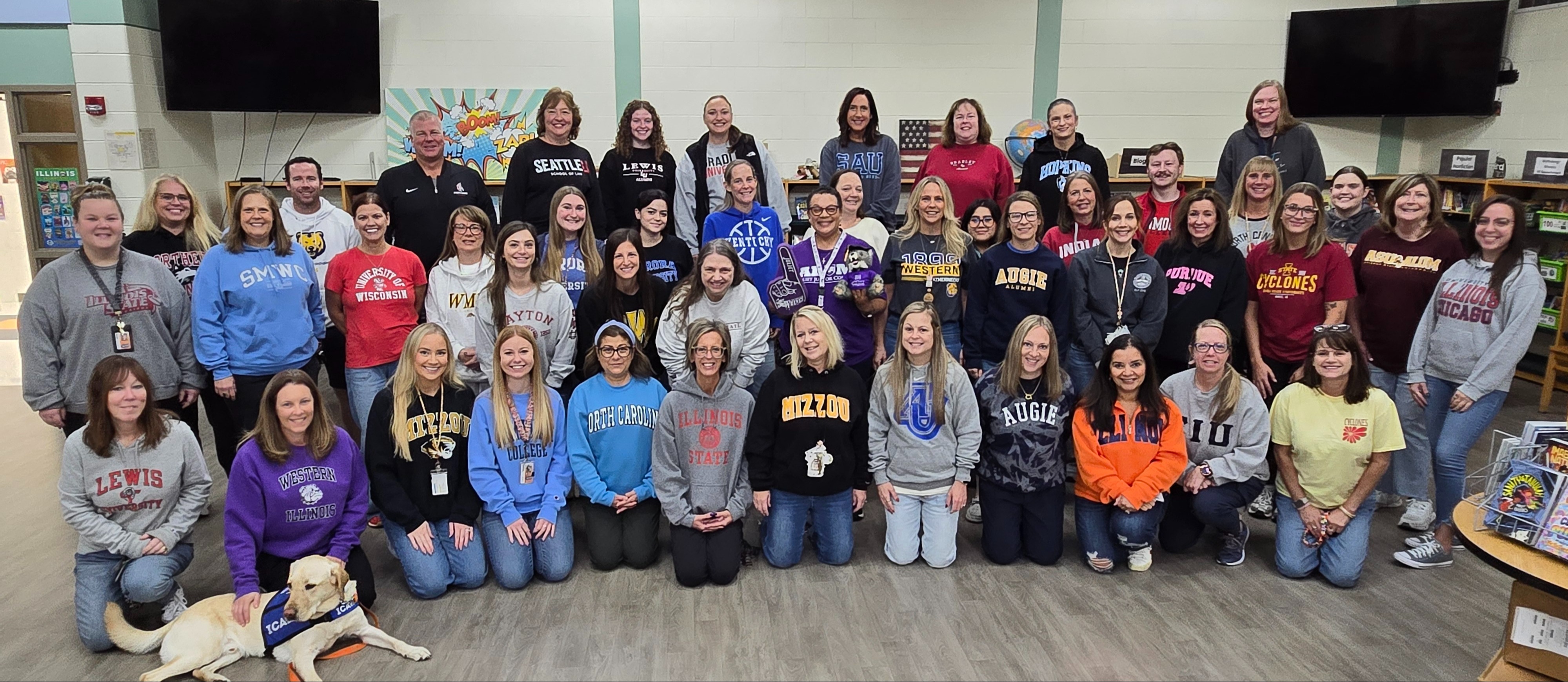 Staff representing higher education