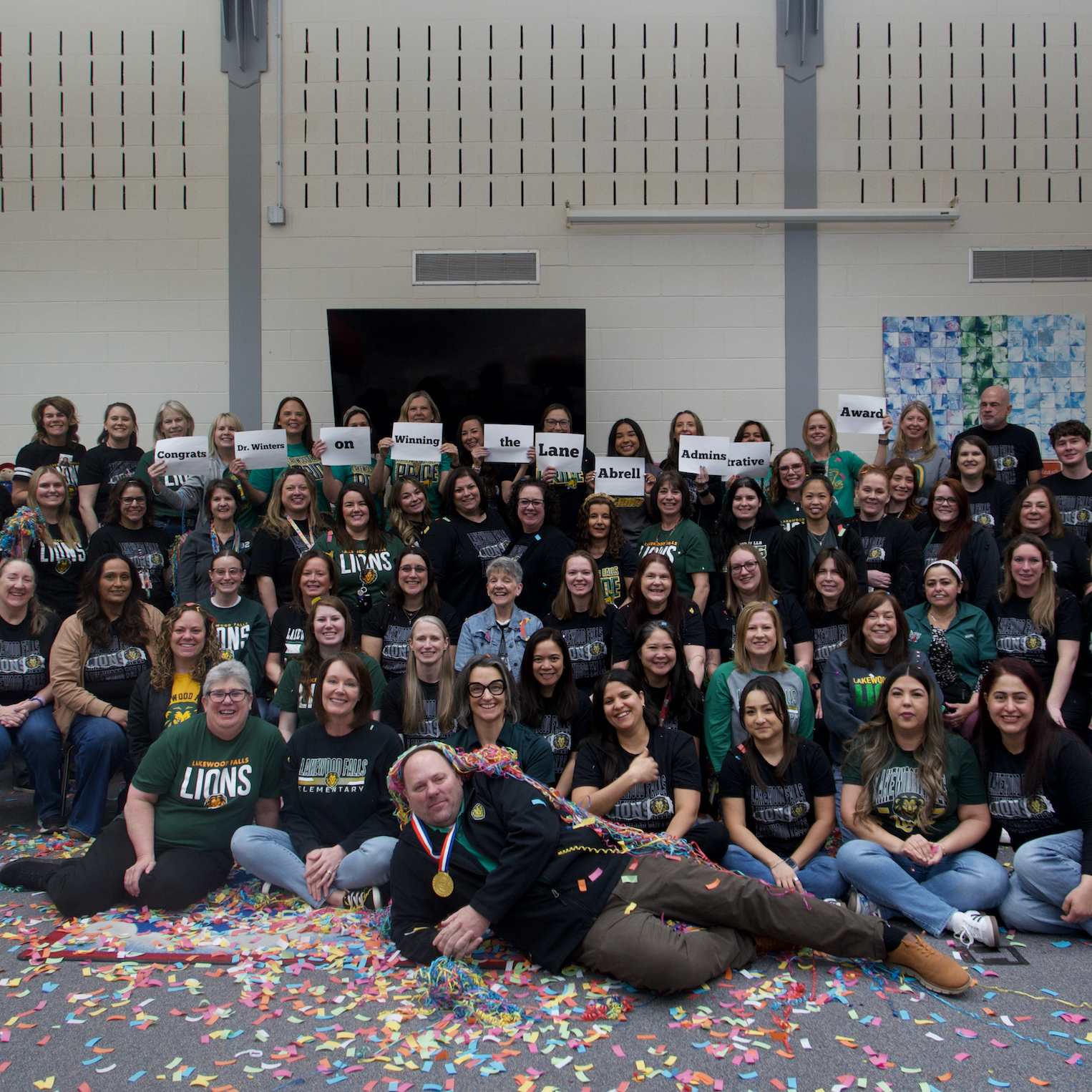 Dr. Winters awarded Lane Abrell Administrative Award