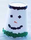 January 4 - Styrofoam Snowman