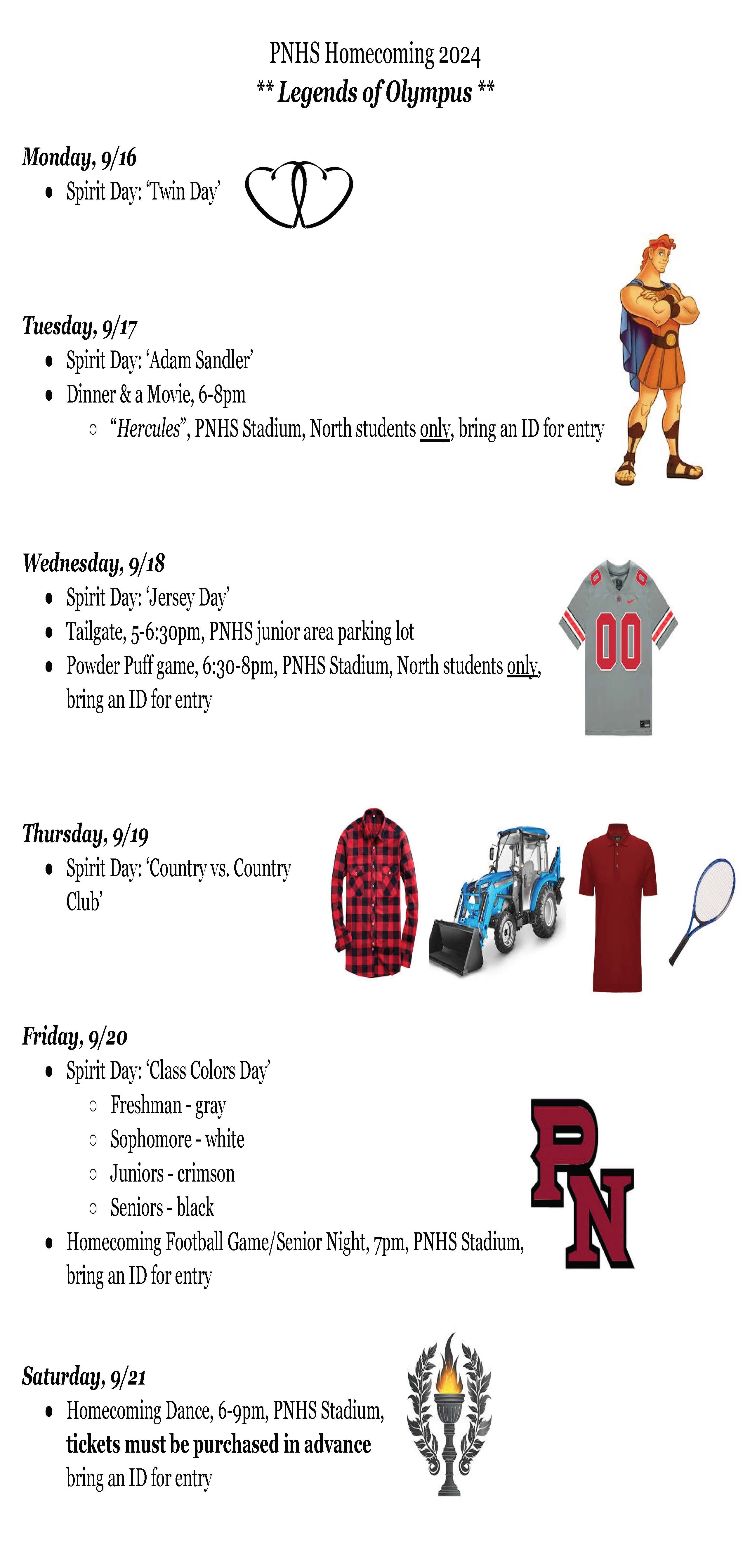 homecoming week