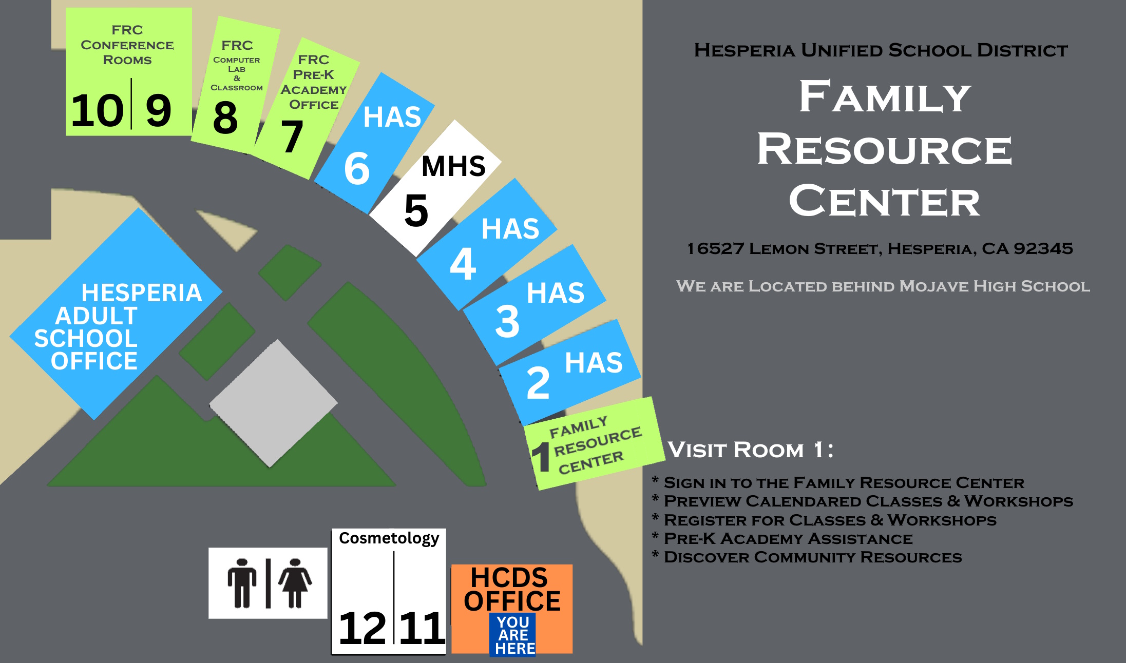 Family Resource Center Map