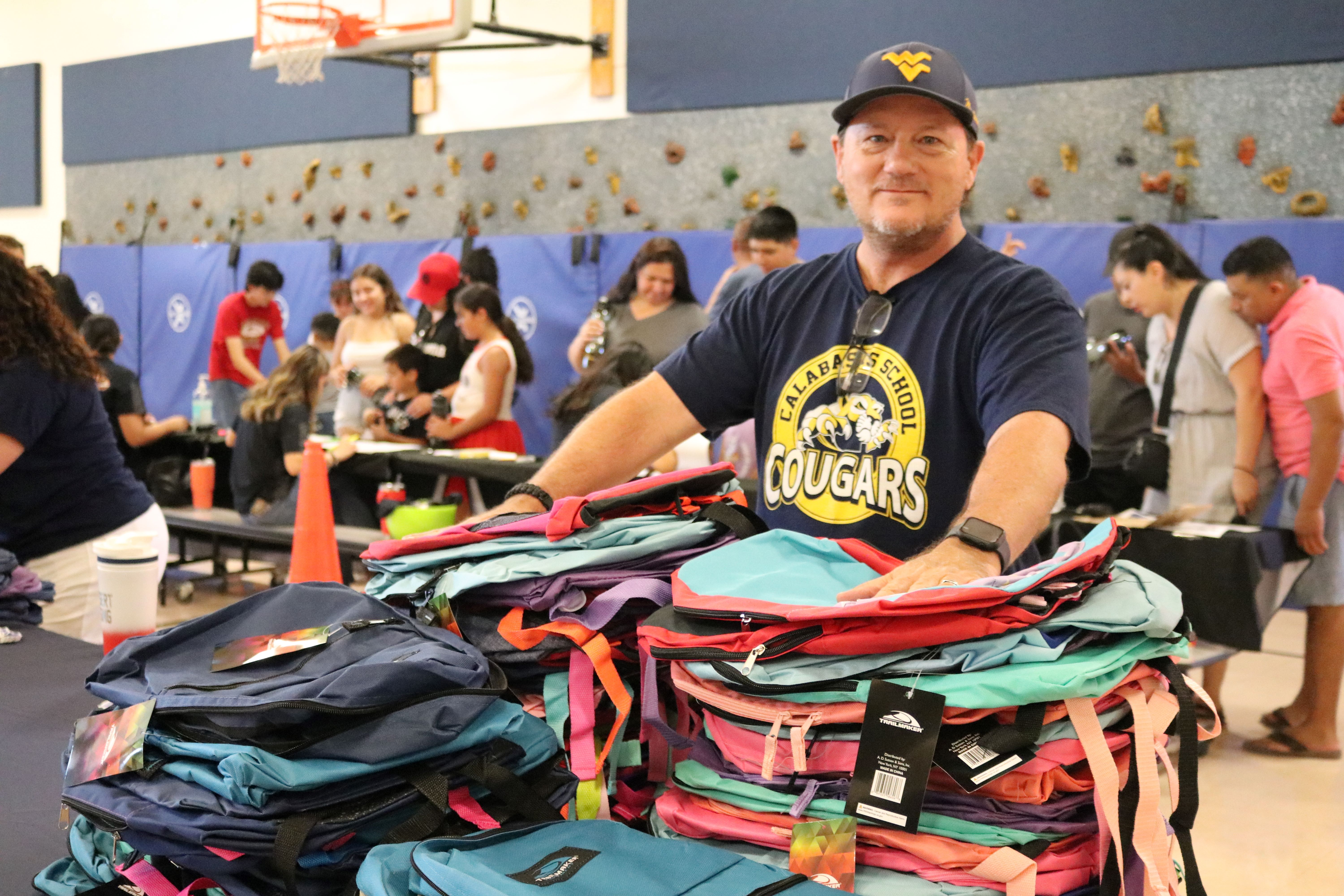 Students and faculty at the Back to School Blitz