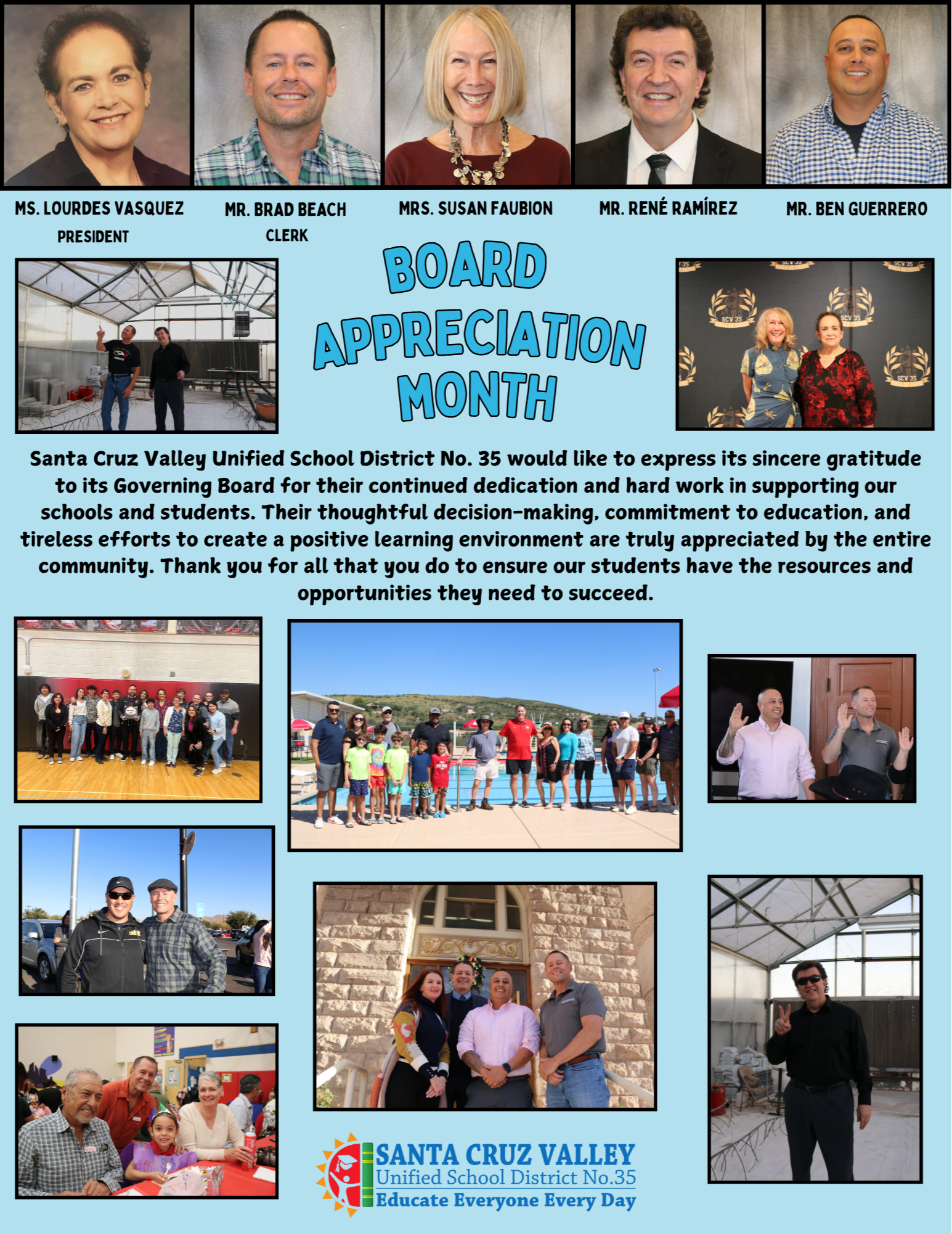 SCV35 School Board Appreciation Month 2025