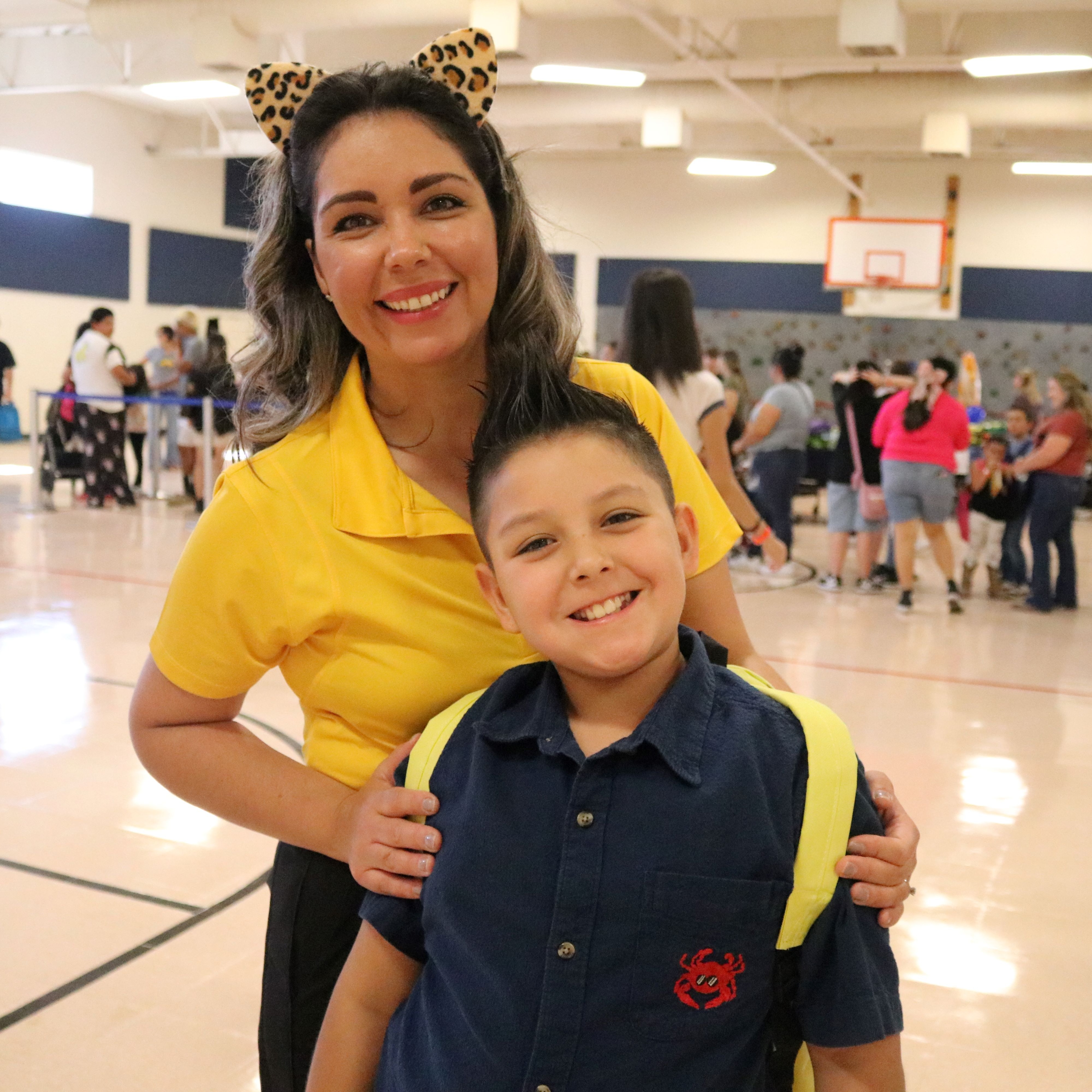 Students and faculty at the Back to School Blitz