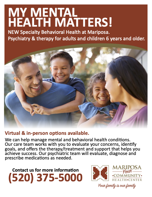 Mariposa Community Health Center Mental Health Services 