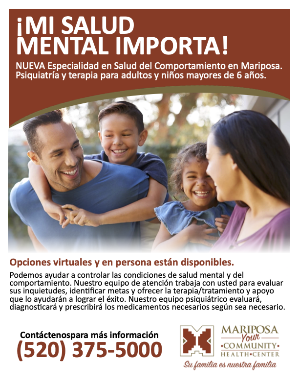 Mariposa Community Health Center Mental Health Services 