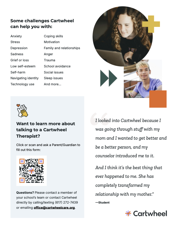 Cartwheel Information for Parents