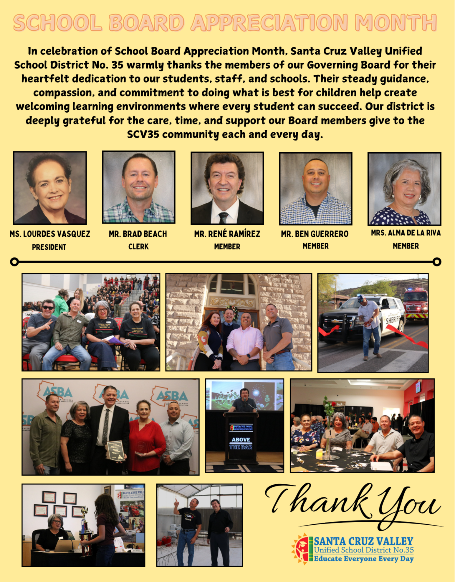 SCV35 School Board Appreciation Month 2025