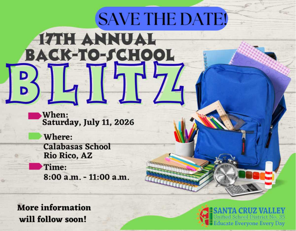 Save the Date Back to School blitz flyer