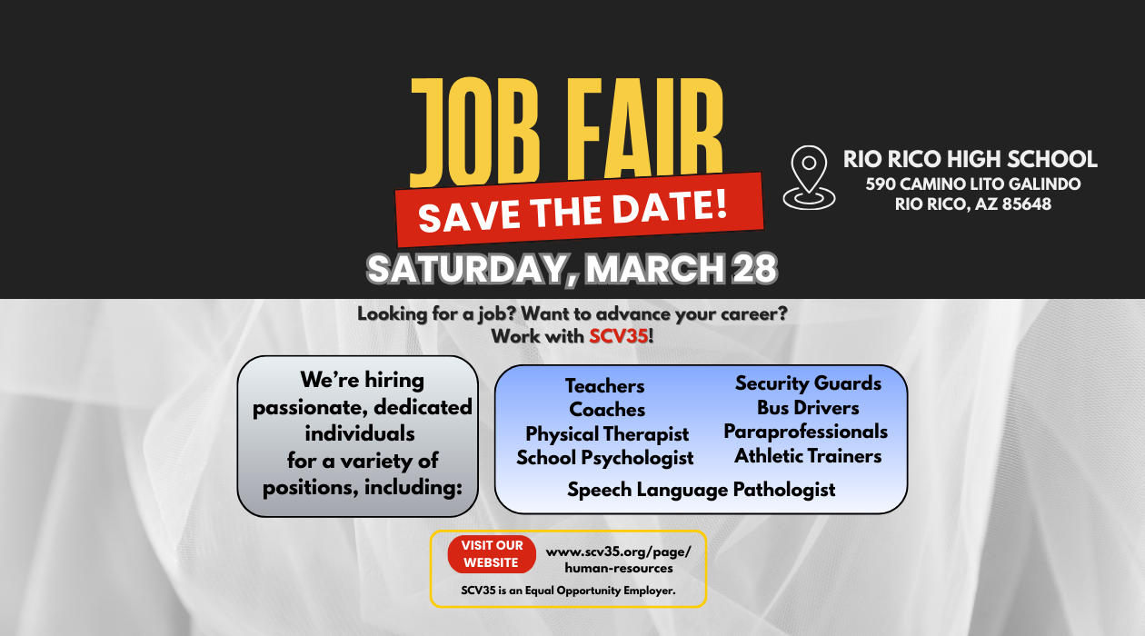 SCV35 JOB FAIR MARCH 28