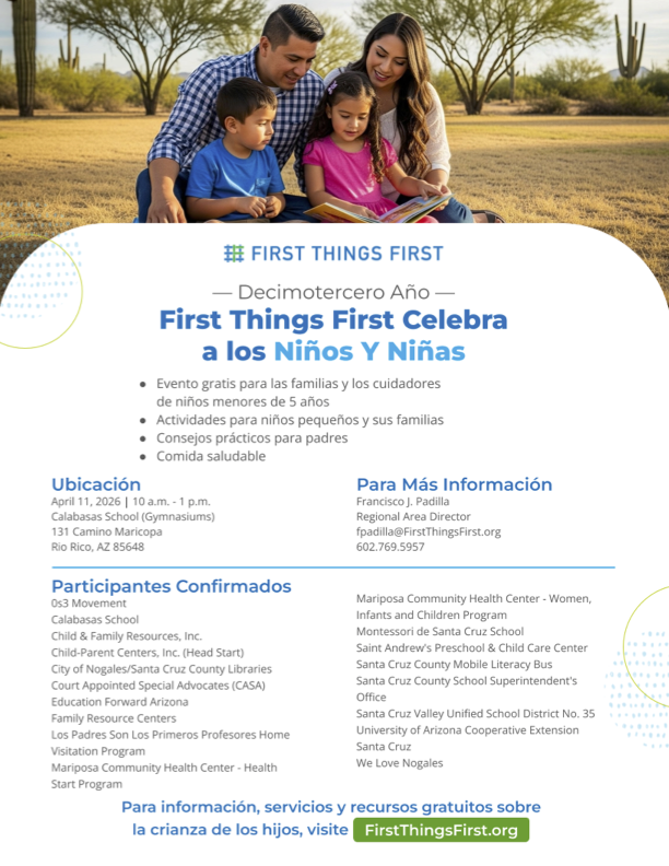 First Things First Celebrataes the Young Child Community Event