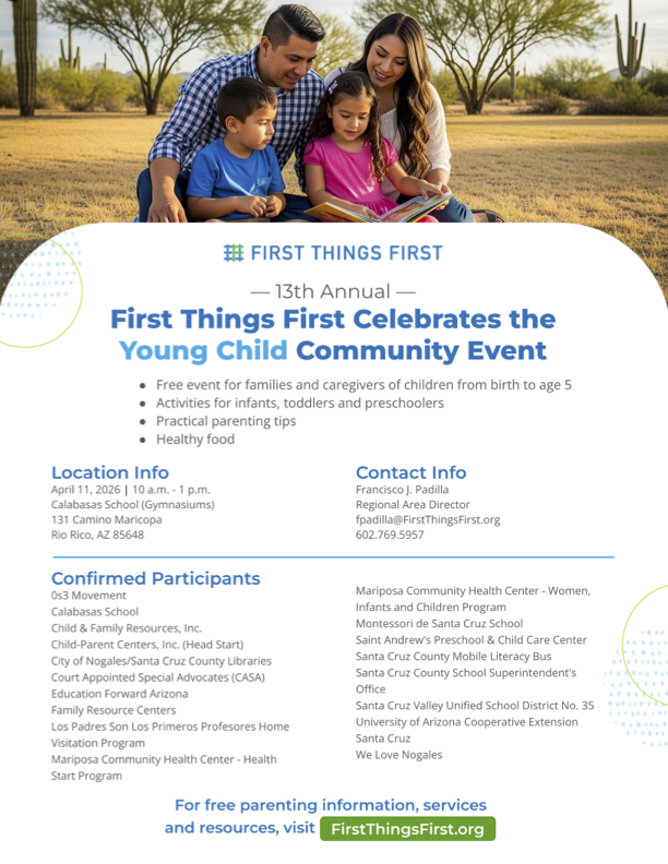 First Things First Celebrataes the Young Child Community Event