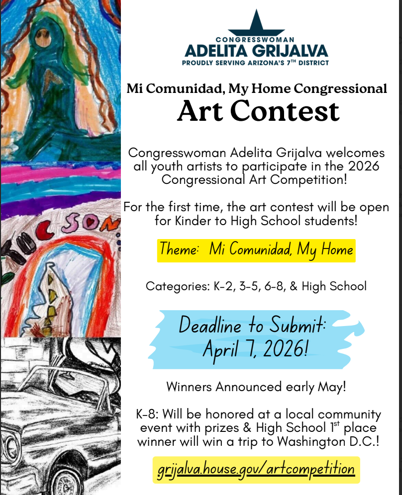 Representative Adelita Grijalva's Art Contest