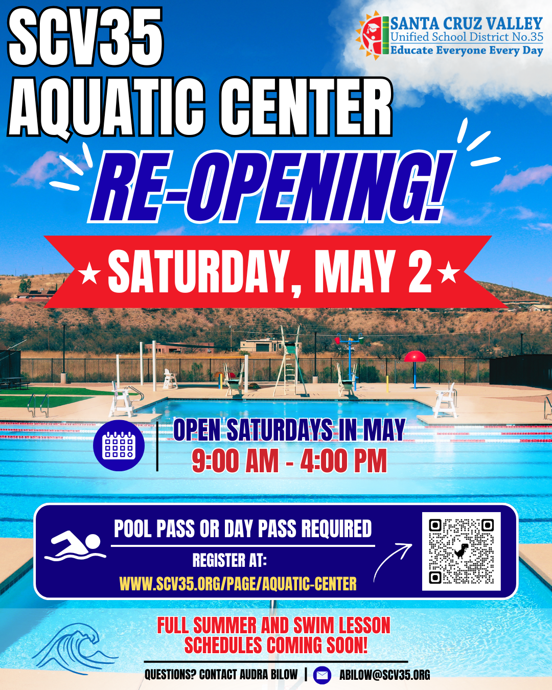 SCV35 AQUATIC CENTER REOPENING