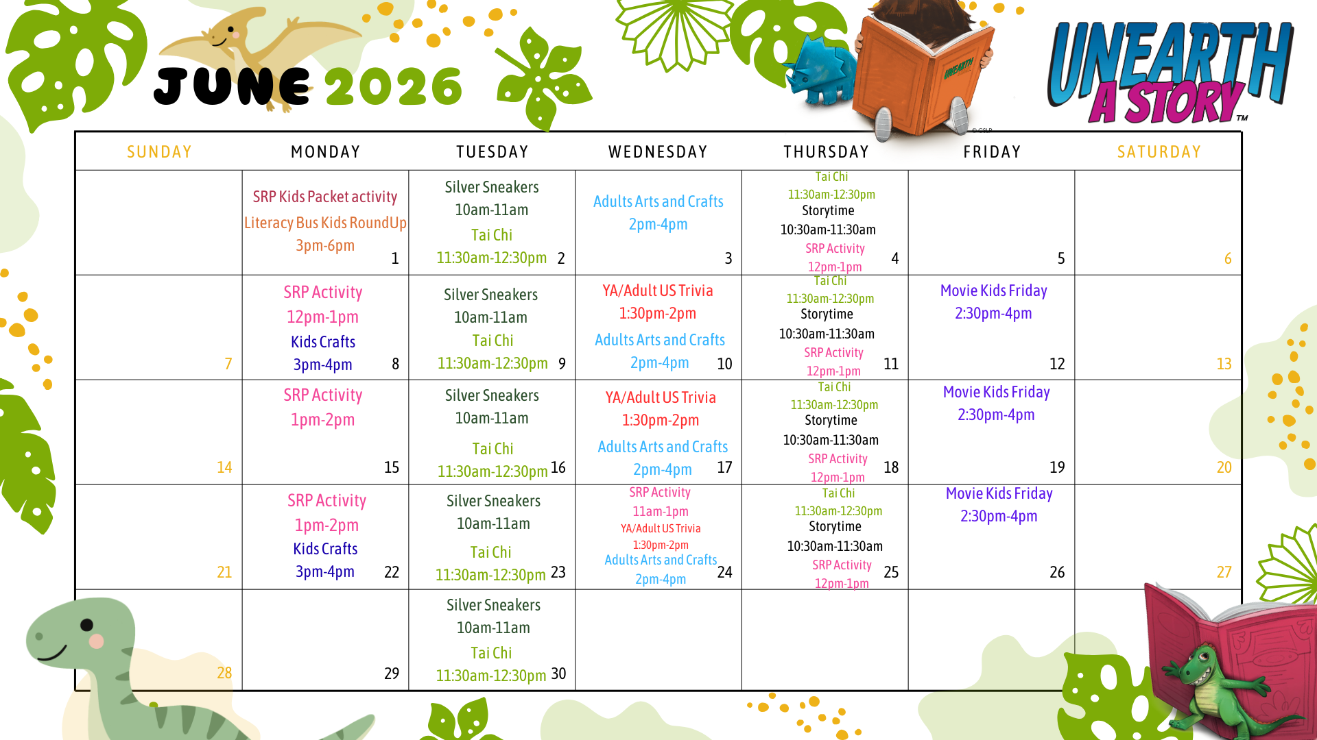 RR LIBRARY ACTIVITIES SUMMER 2026