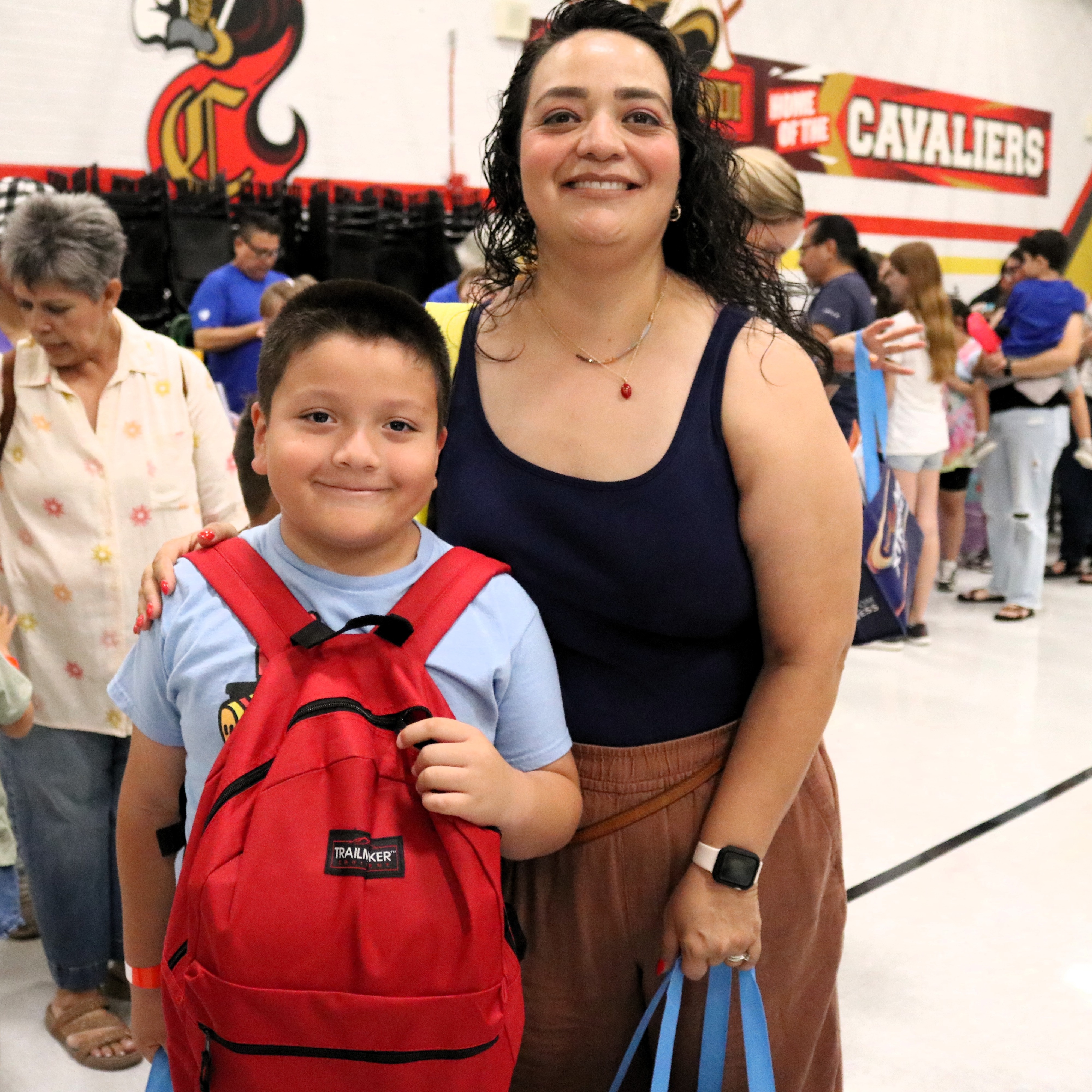 Students and faculty at the Back to School Blitz