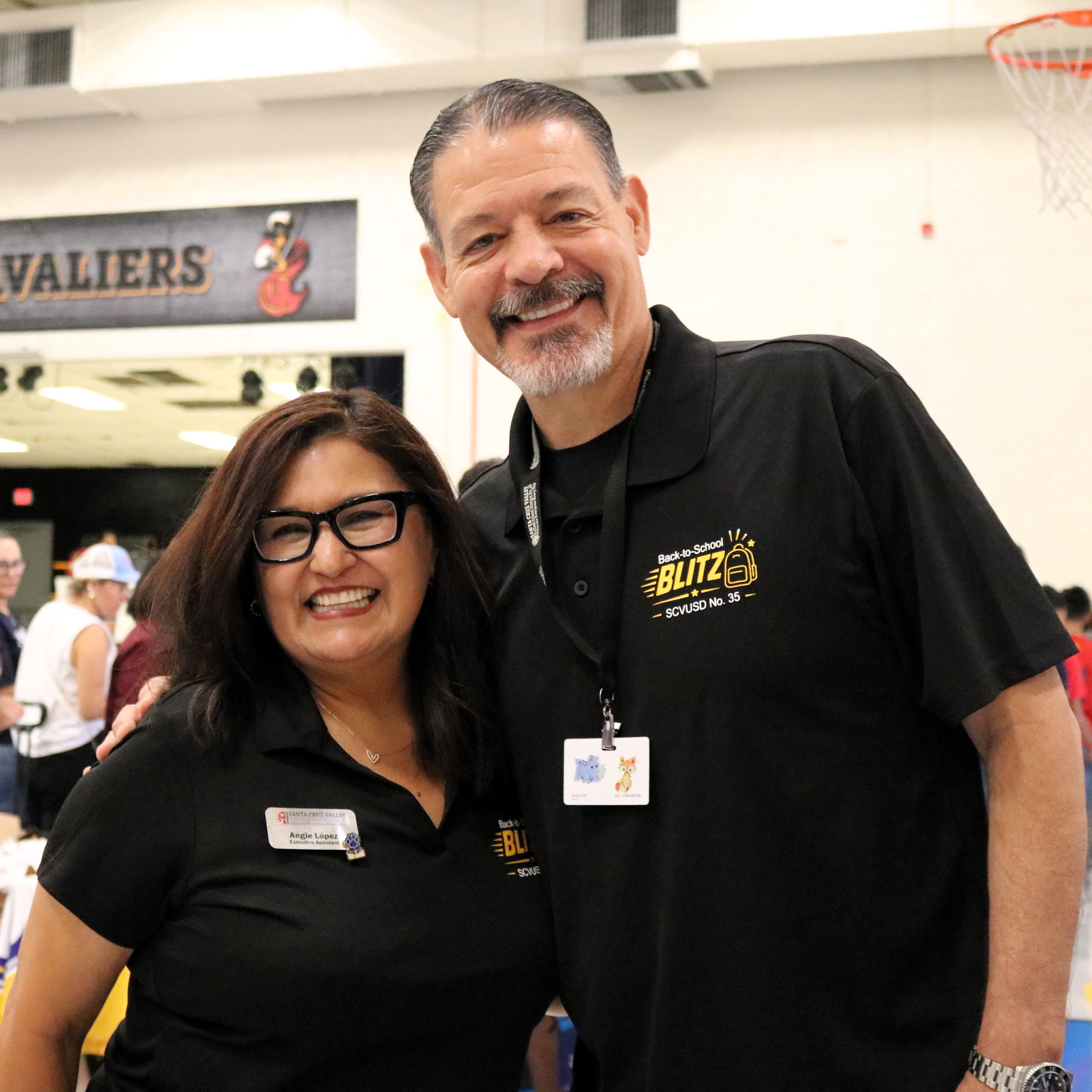 Students and faculty at the Back to School Blitz