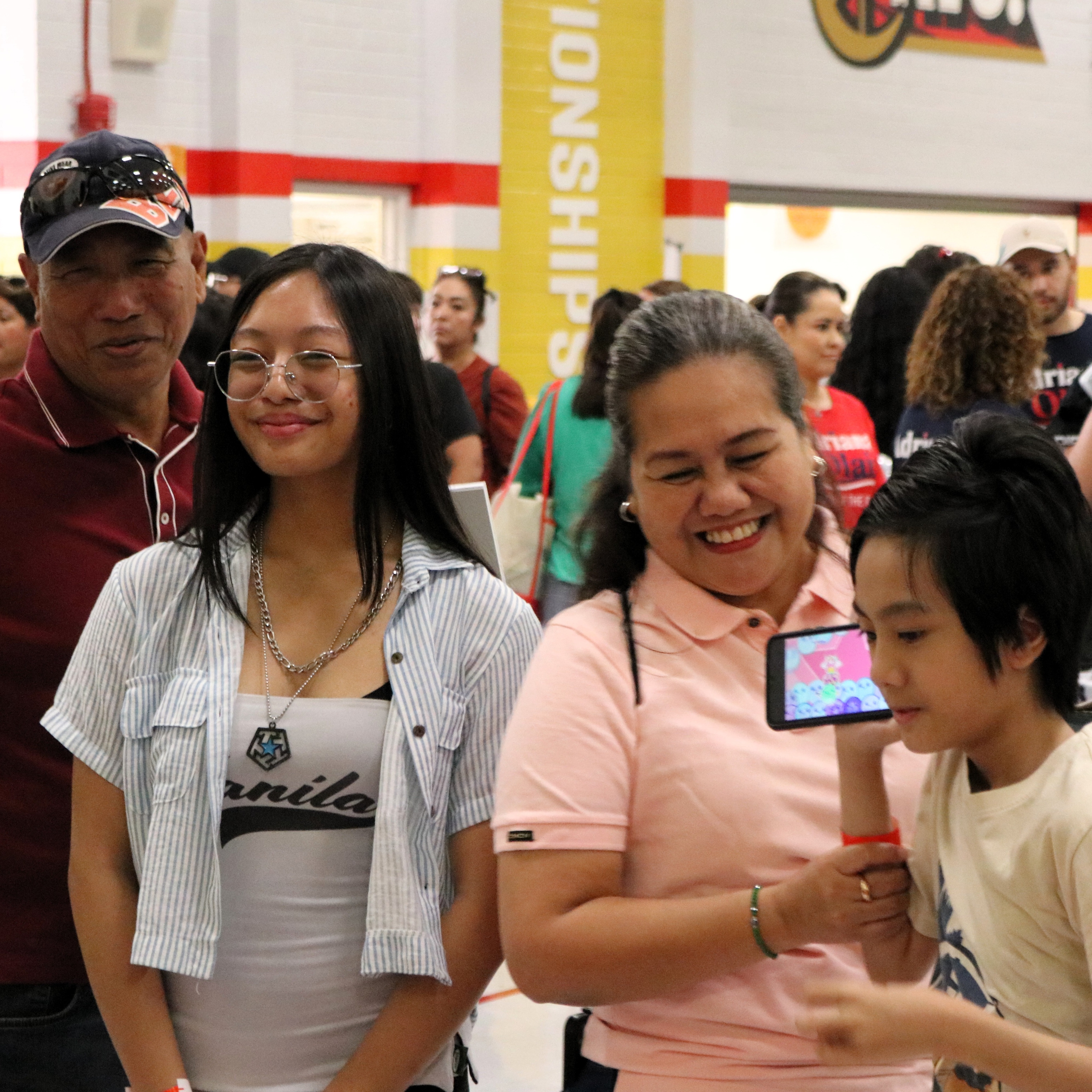Students and faculty at the Back to School Blitz