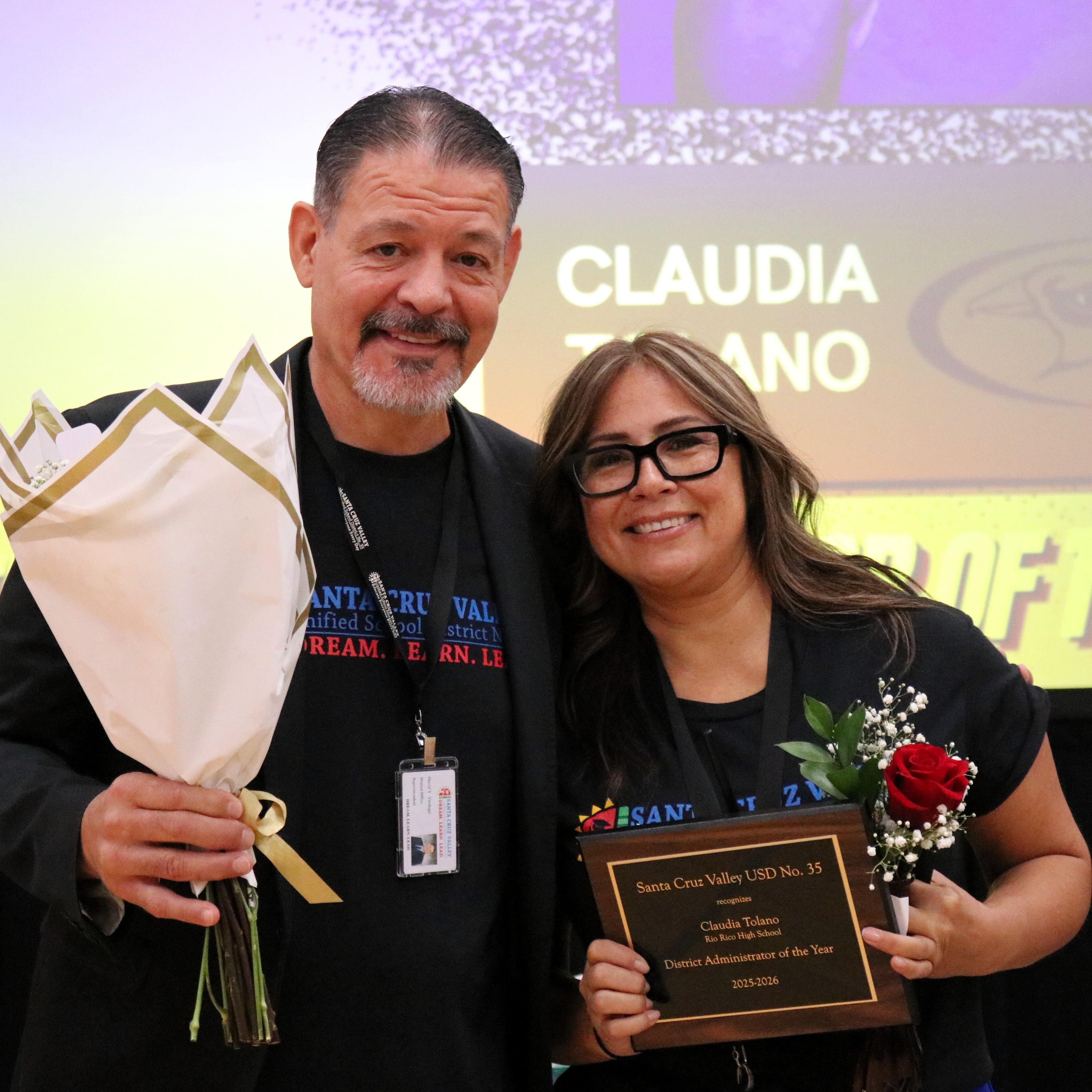 CLAUDIA TOLANO AND SUPERINTENDENT VERDUGO