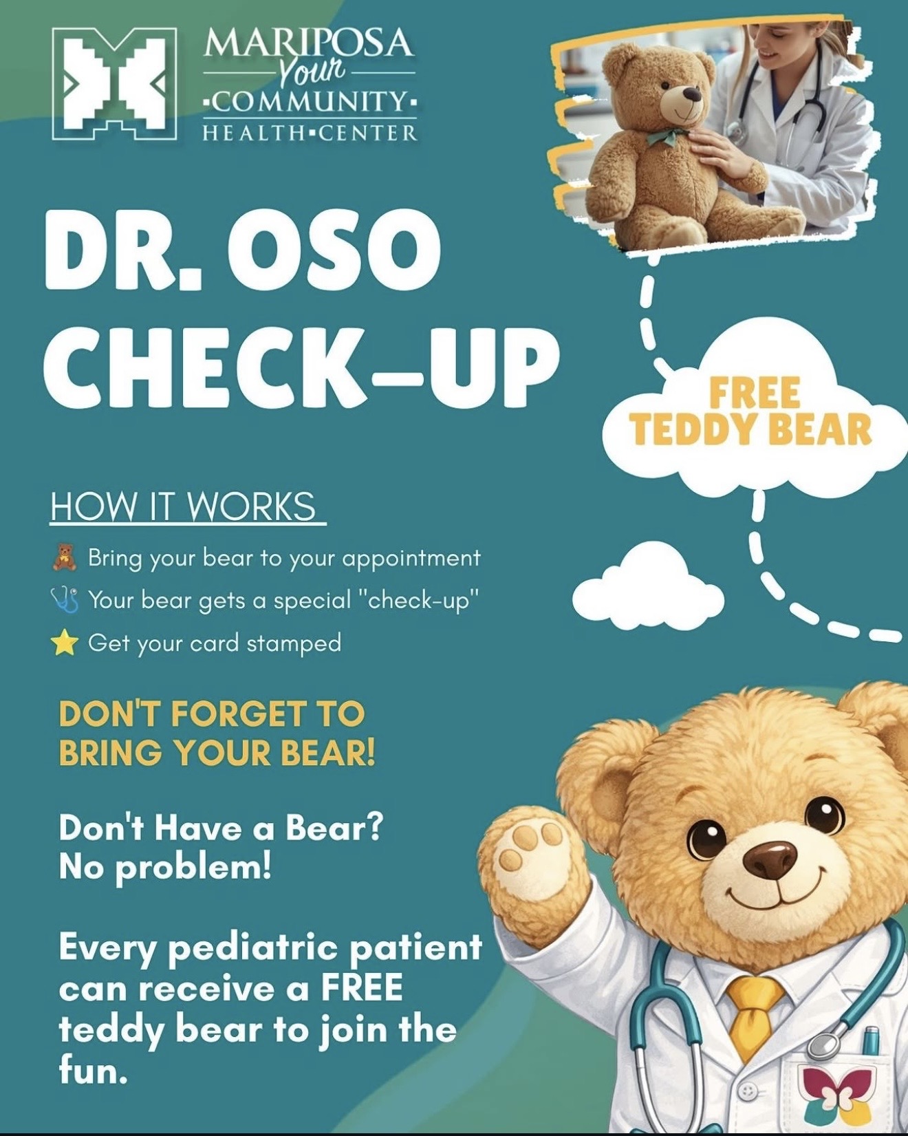 MCHC DR. OSO CHECK UP FLYER