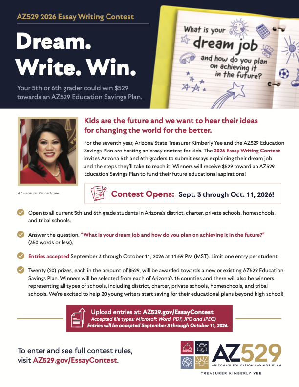 AZ529 Writing Contest