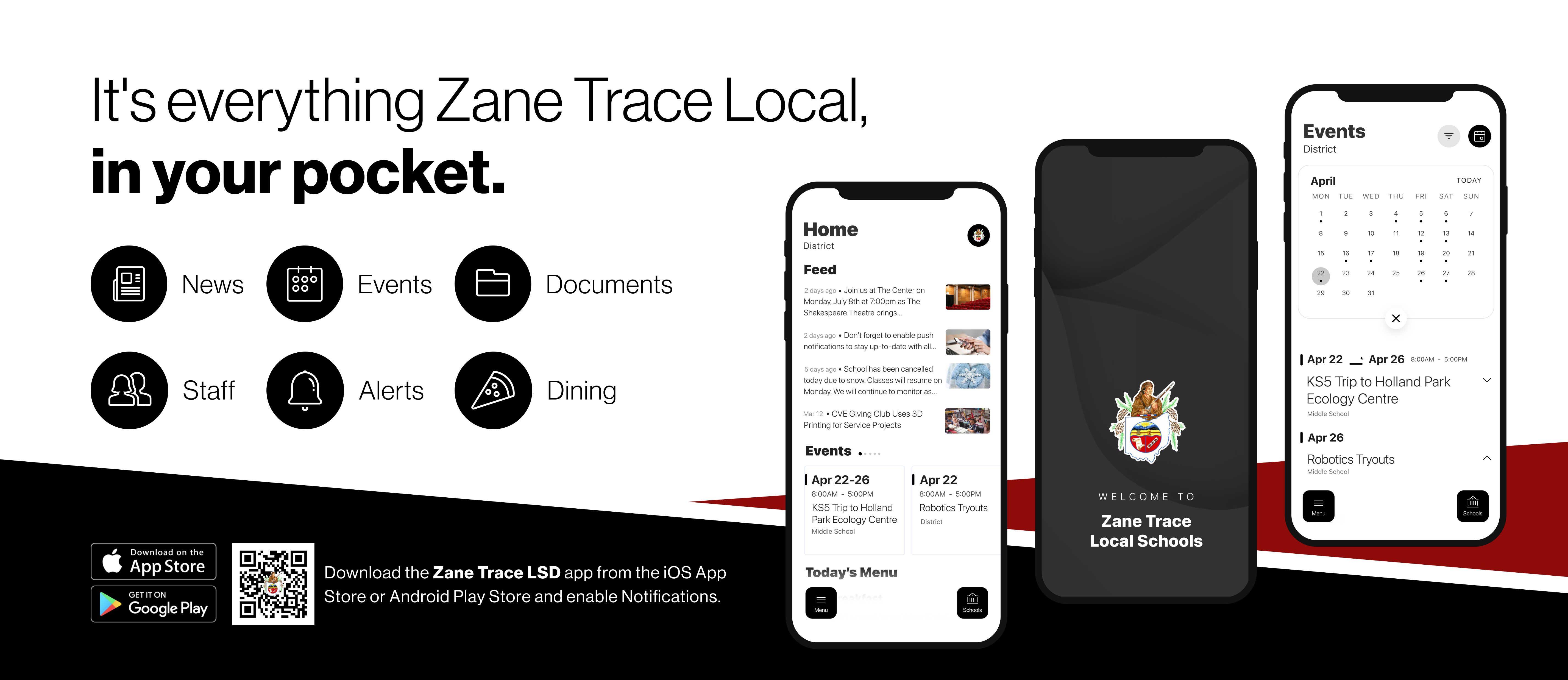 It's everything Zane Trace, in your pocket.