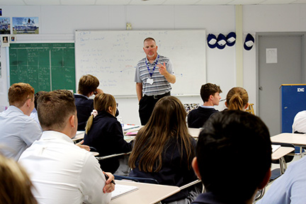 students in classroom