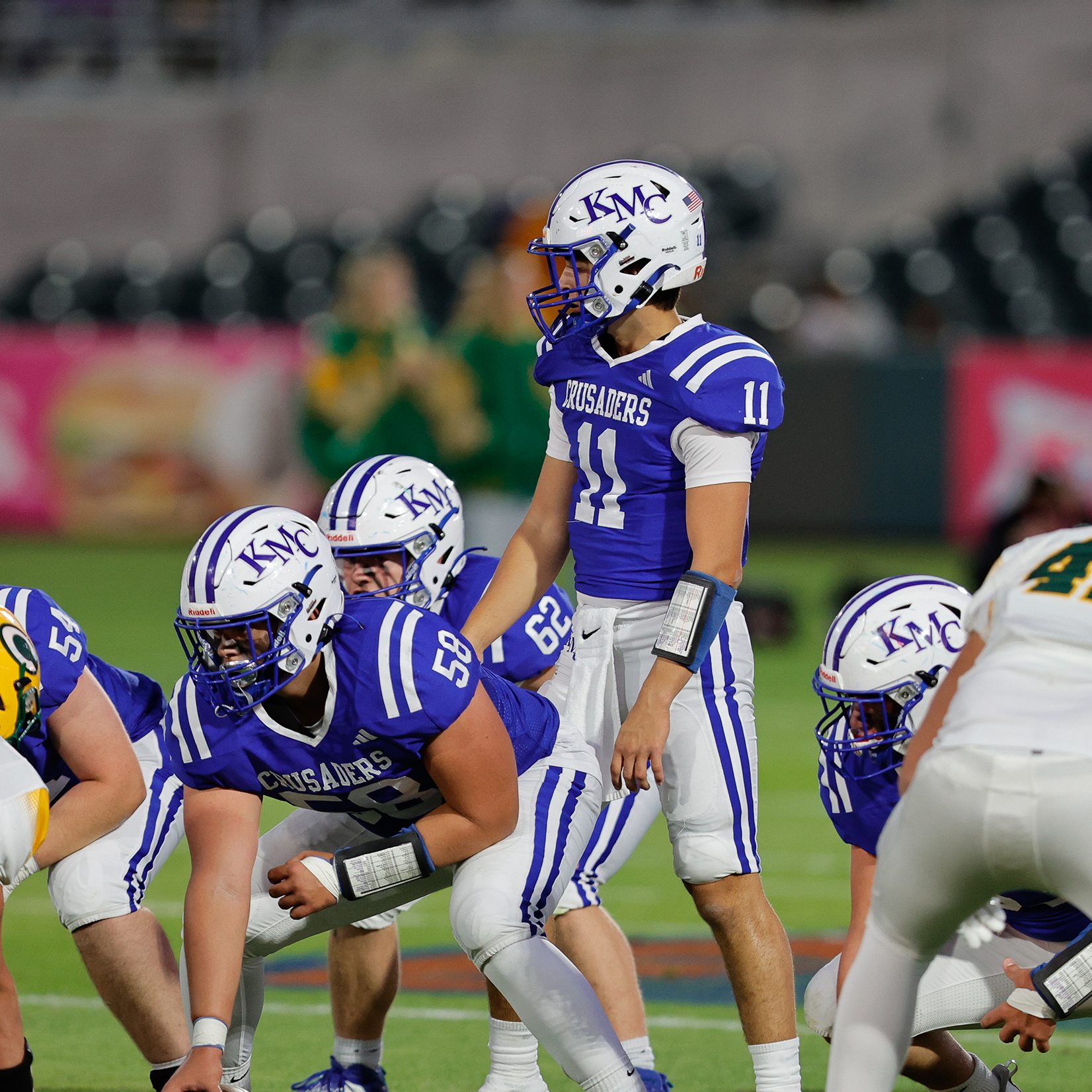 Dylan Hamilton lines up under center