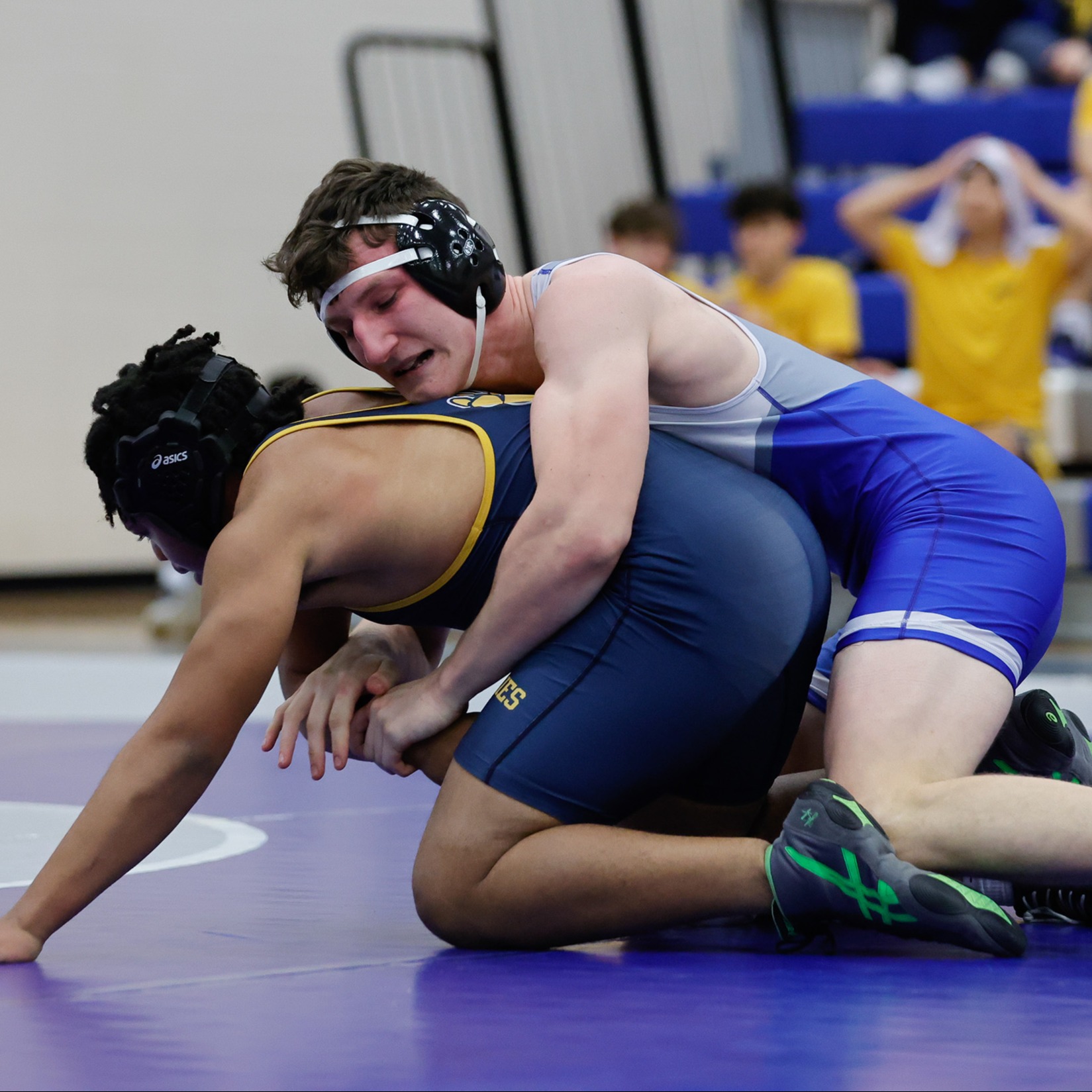 Julio Tragolia takes down another wrestler