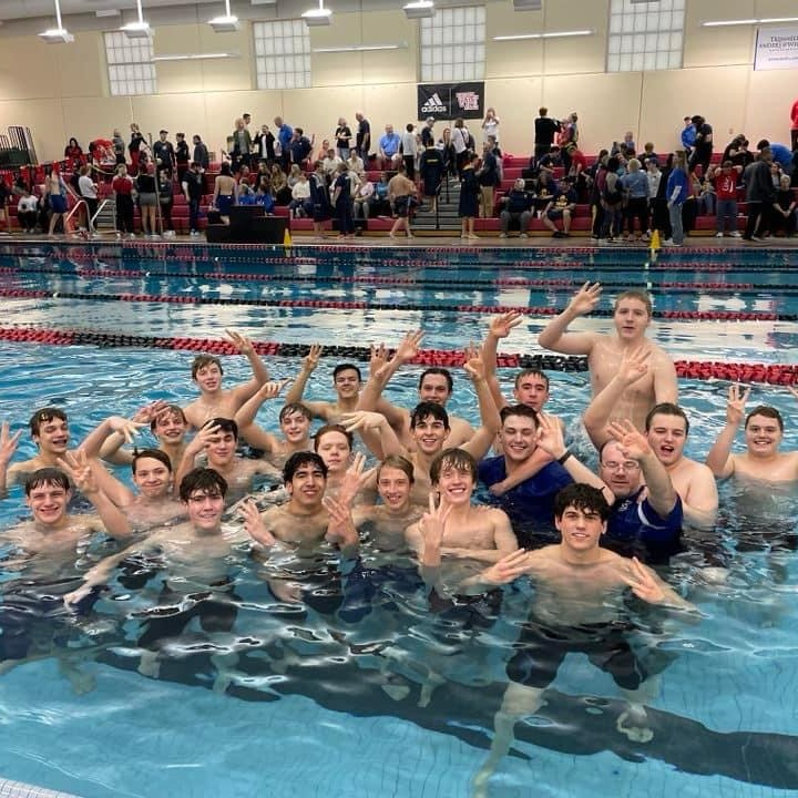 Boys swim city league champs