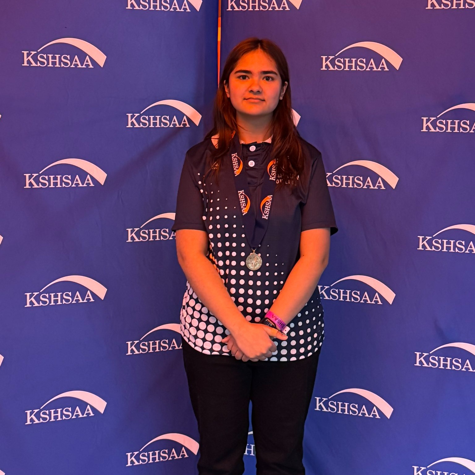 9th Place State Medalist, Katie Stuber