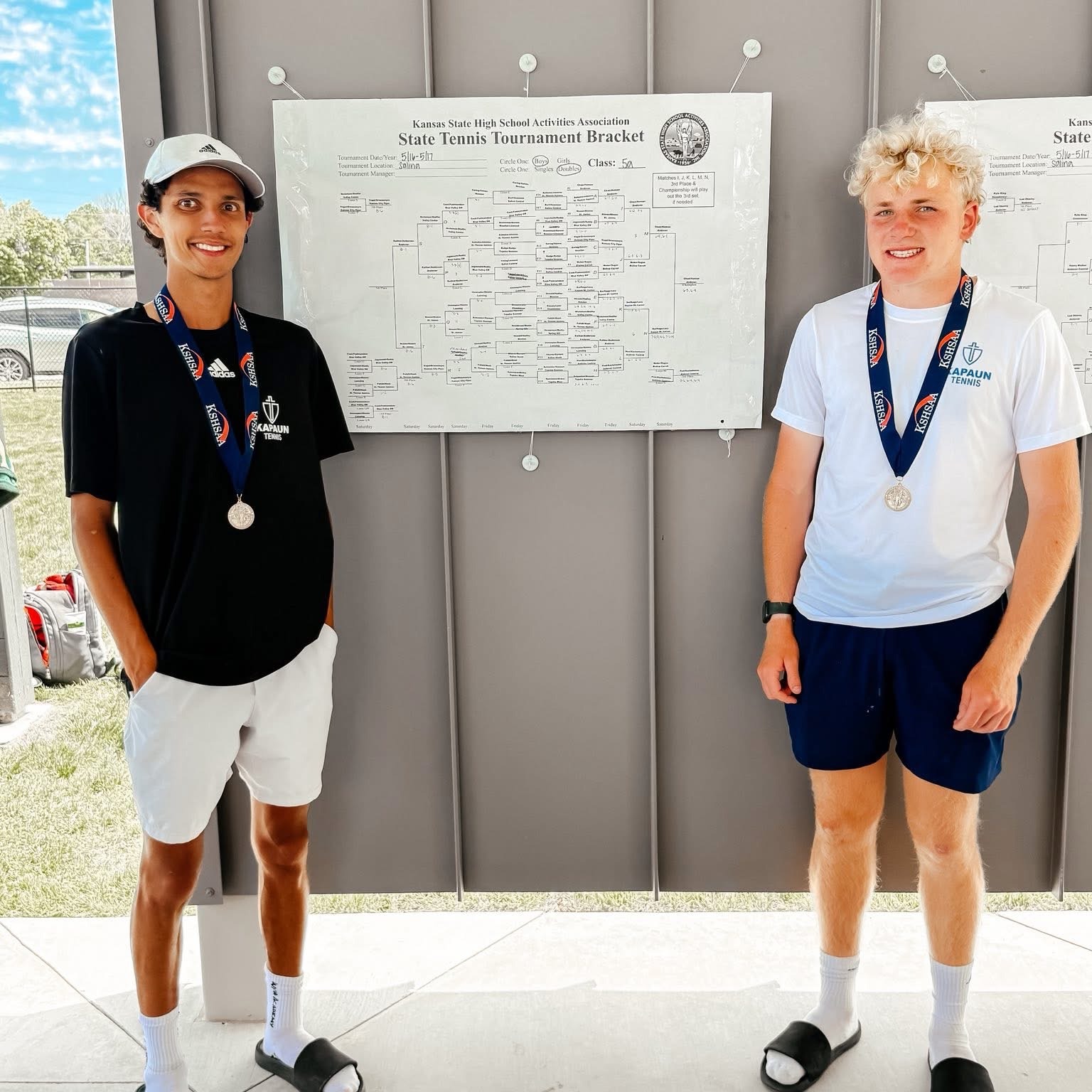 Trey Lacy and Johnny Korfhage - 2025 Doubles State Runner-Up
