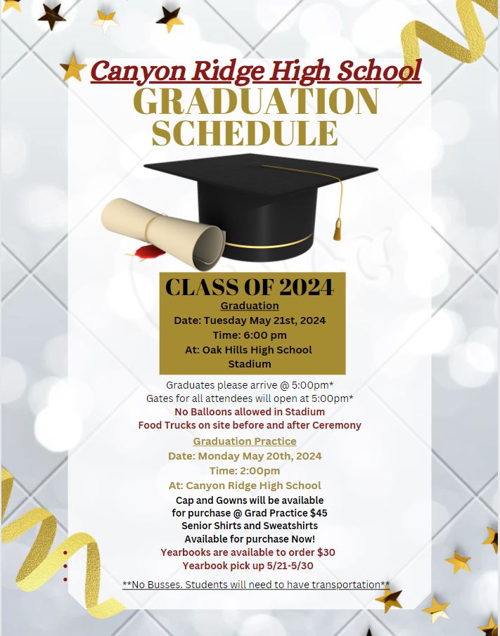 Class of 2024 Graduation Information