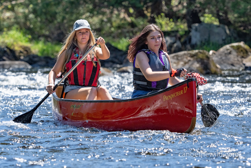 Canoeing on the St Croix River