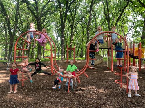 kids at playground