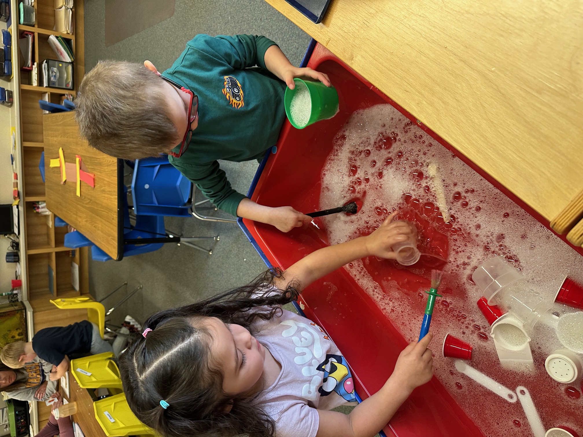 sensory table fun