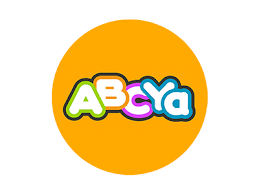 Orange Circle with colorful letters