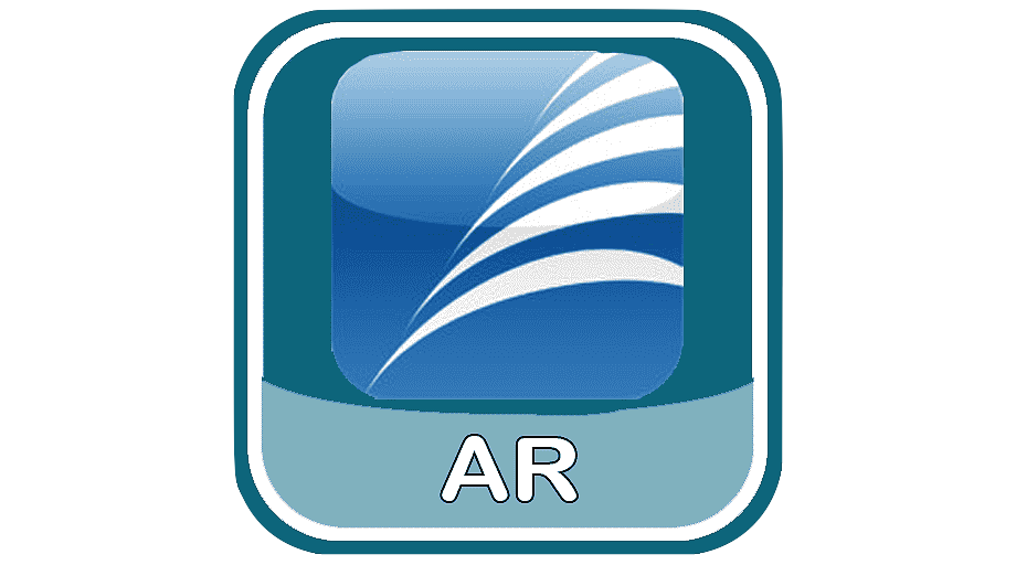 Blue AR Logo