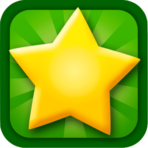 Green Box with Bright Yellow Star