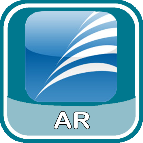 Blue AR Logo