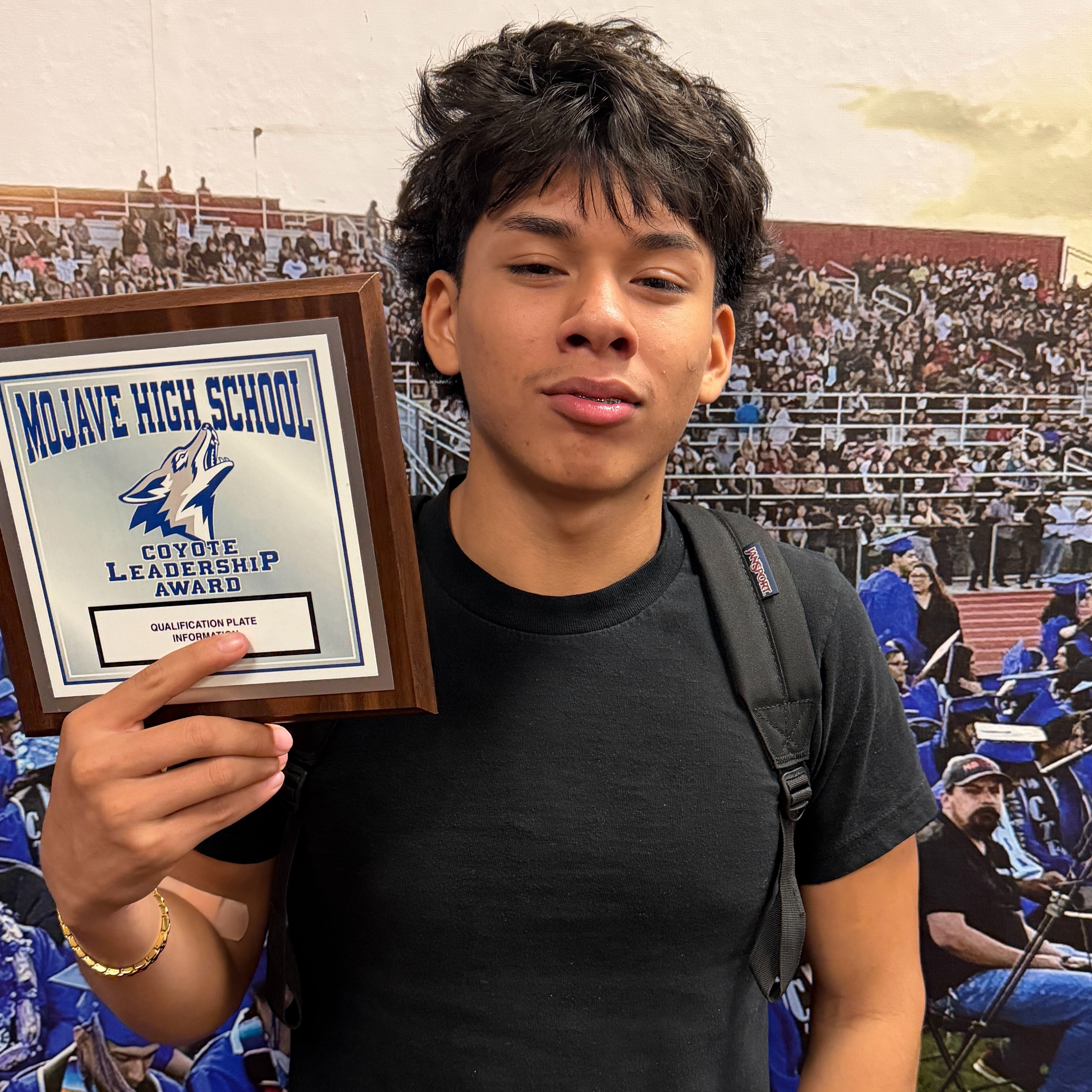 Mojave Student Coyote of the Month - Jonny Jacobo