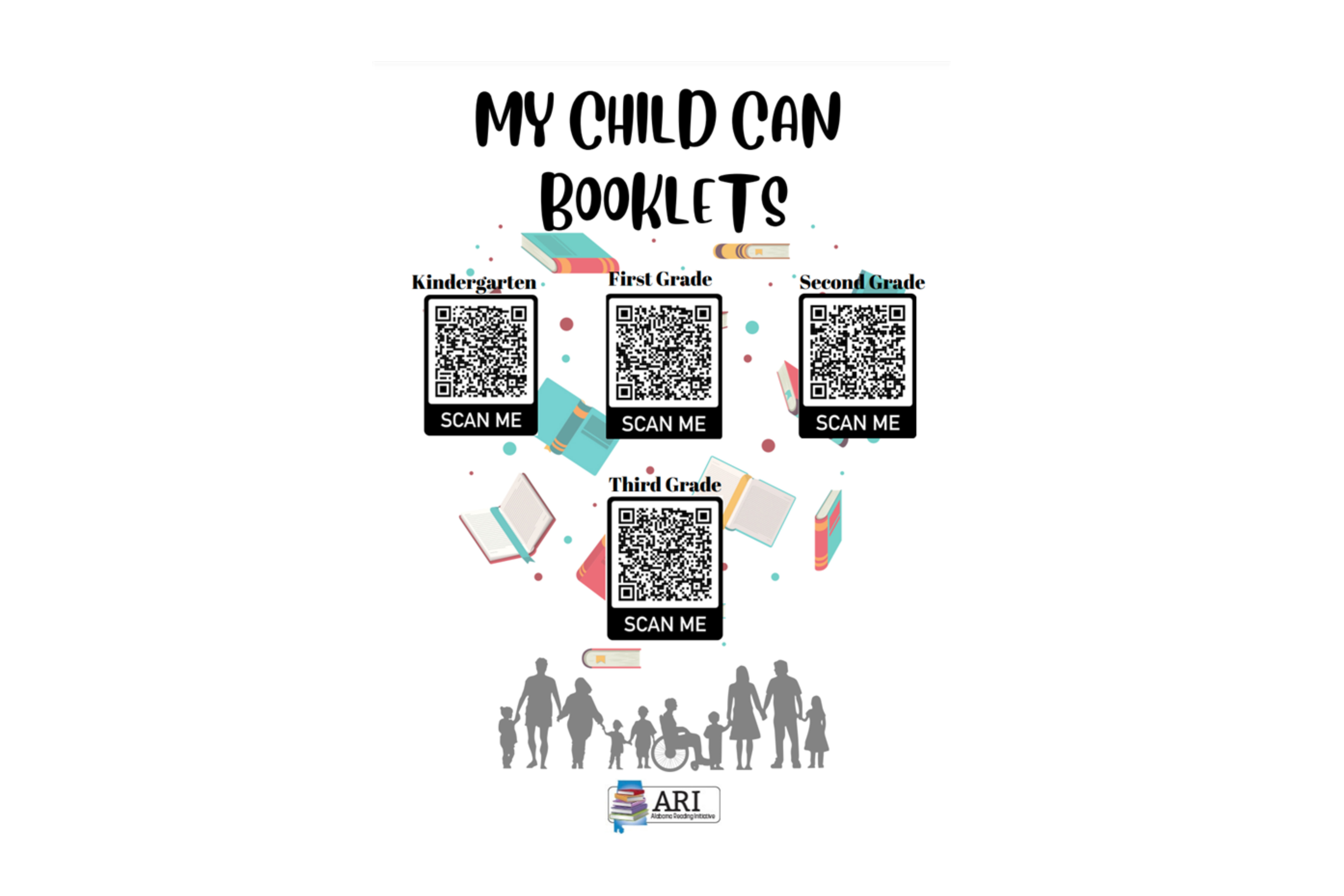 My child can booklets QR codes - English