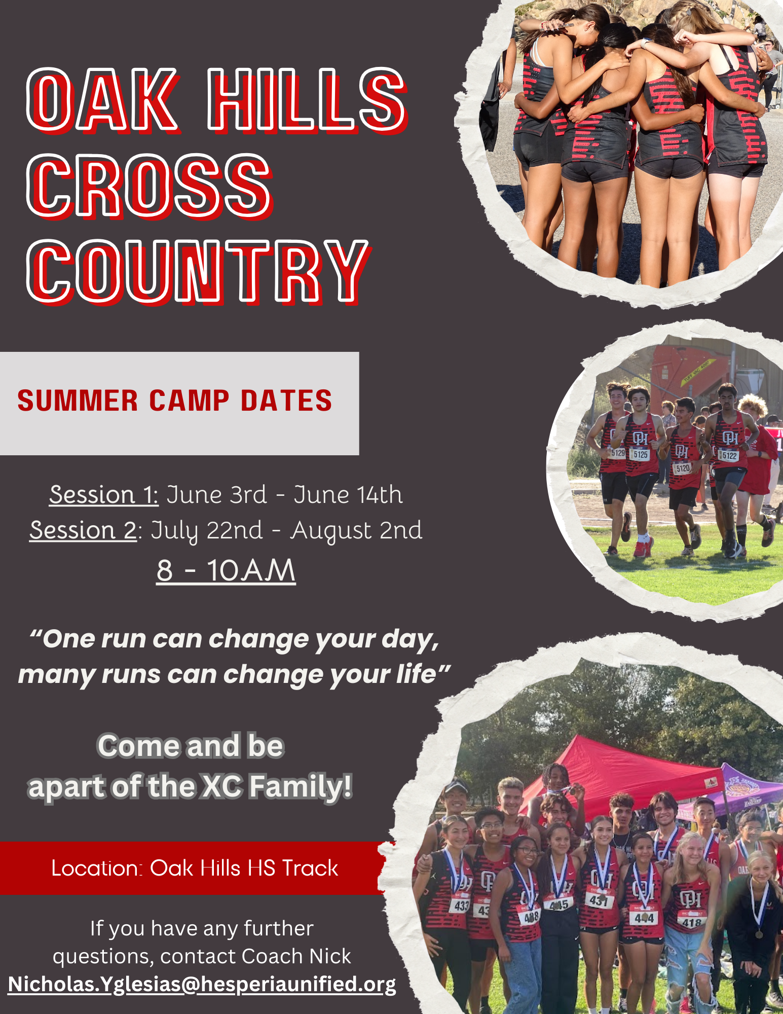 Cross Country Summer 24