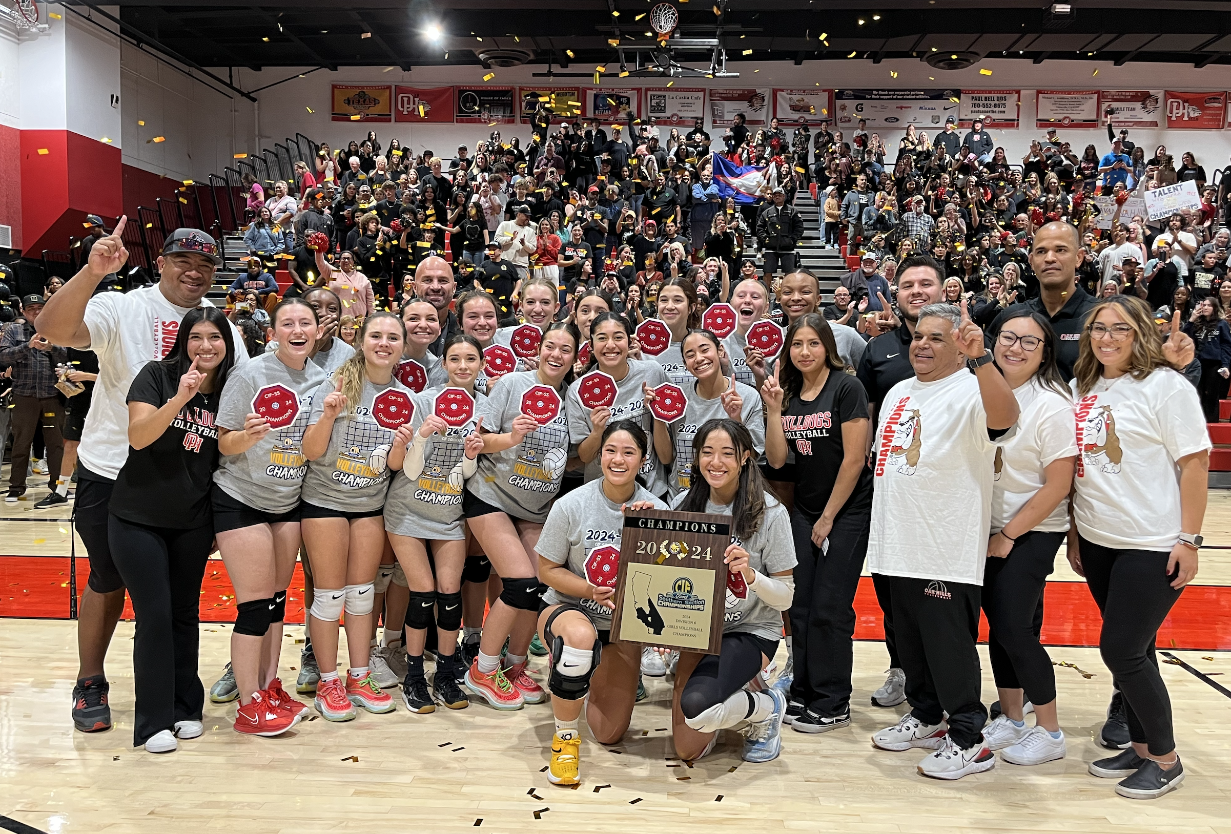 CIF Division 6 Champions Girls Volleyball 24-25