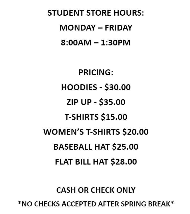 Student Store Pricing and Information