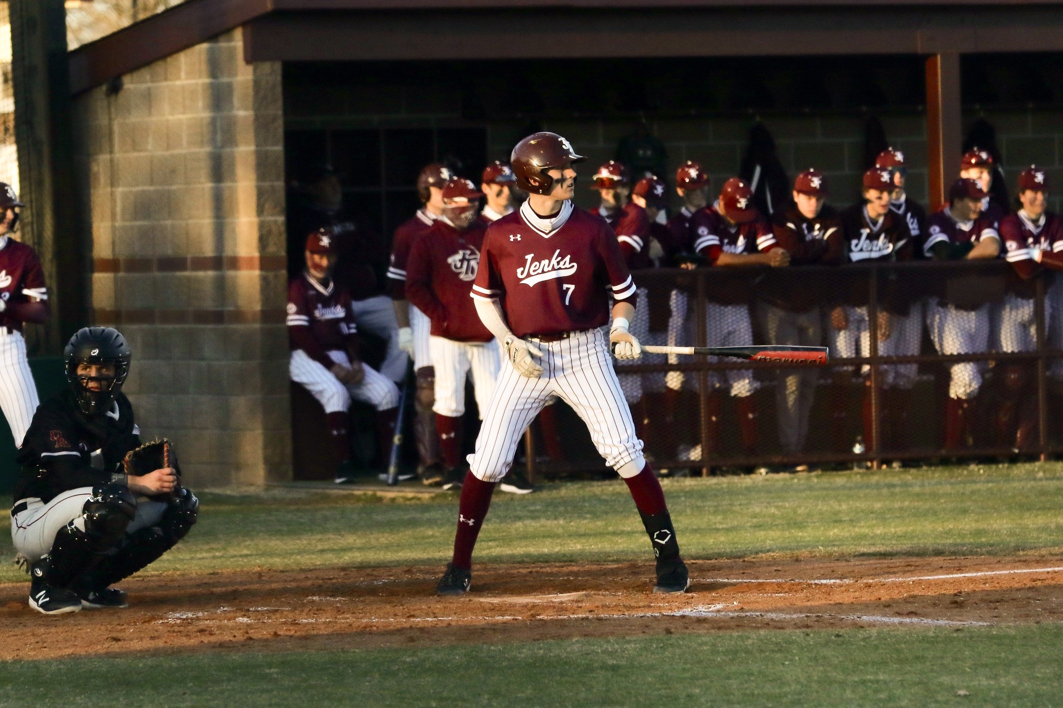 baseball player at the plate